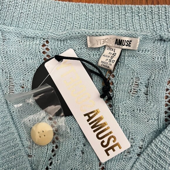 Blue Cardigan Amuse Society - Picture 2 of 3